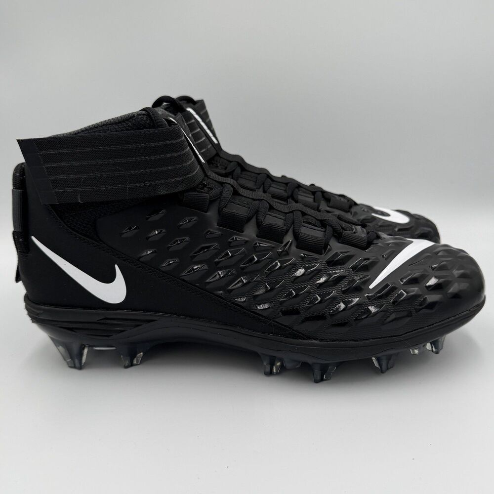 Nike Force Savage Pro 2 Football Cleat Triple Black AH4000-002 Men’s Sz 10.5 NEW